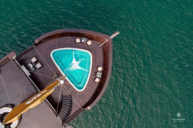 2Days-1Night Halong Bay Luxury Genesis Regal Cruises - Cabin comfort: private balconies, bathtubs, and Wi‑Fi on board