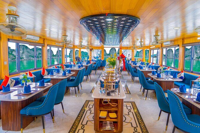 Best Halong 5 star Day Trip, inclusive,buffet,cave,kayak,transfer - A luxury cruise day that still keeps moving