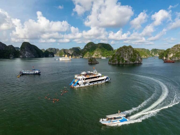 Cat Ba/Ha Noi: Lan Ha and Monkey Island Full Day Boat Trip - Cai Beo floating village: seeing how the bay is lived in