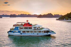 Cozy Bay Halong 5-Star Day Cruise, Buffet, Cave, Kayak, Swimming - From Tuan Chau Harbor to the main attractions