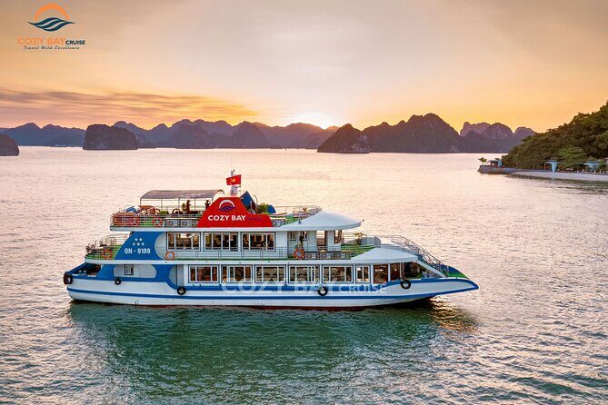 Cozy Bay Halong 5-Star Day Cruise, Buffet, Cave, Kayak, Swimming - From Tuan Chau Harbor to the main attractions