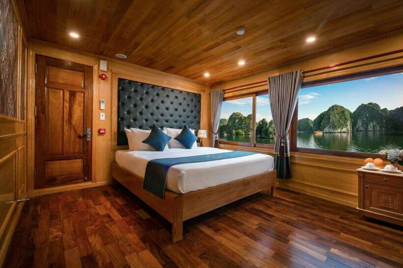 From Hanoi: Ha Long & Lan Ha Bay 2-Day Cruise with Meals - Sunset sundeck hour: cooking class and happy hour before dinner