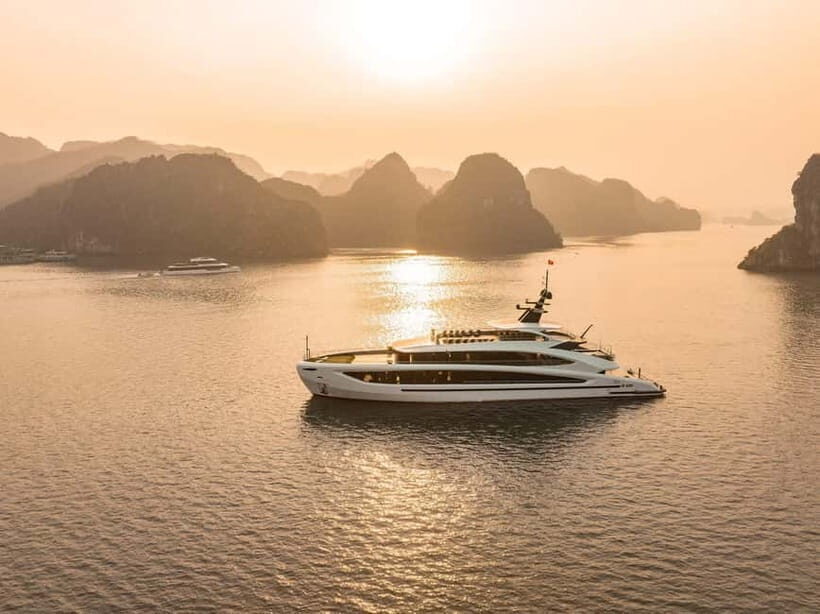 Full Day: Fabulous Halong Bay Tour with Taliya Cruise 5<em> – From Hanoi to Tuan Chau: Your Transfer Reality Check’ /></p>
<p><p>You meet your driver in Hanoi between <strong>7:00 and 7:30</strong>, depending on what you booked. The drive to Quang Ninh Province runs about <strong>two hours via expressway</strong> (and some options include a round-trip limousine if you booked transportation both ways).</p>
</p>
<p><p>Arrival is at <strong>Tuan Chau Marina</strong>. From there, the pace becomes very “tour ready”: welcome drink, briefing, safety instructions, then you’re moving out to the water.</p>
</p>
<p><p>Two things to know from experience on routes like this:</p>
<ol>
<li><strong>Plan on a long sit</strong>. Some feedback mentions shuttle rides around <strong>three hours each way</strong>, and one person called out that the bus seats can feel small for taller travelers.</li>
<li><strong>If storms roll in, timing may shift.</strong> One itinerary change in the feedback meant lunch happened earlier than planned. The key point: the guide handled changes instead of just canceling the whole day.</li>
</ol>
</p>
<p><p>If you’re over roughly <strong>1.75 m</strong>, consider thinking about a seat upgrade (or at least plan for comfort items) before you go.</p>
</p>
<h2 id="on-board-at-tuan-chau-first-impressions-matter">On Board at Tuan Chau: First Impressions Matter</h2>
<p><img src=