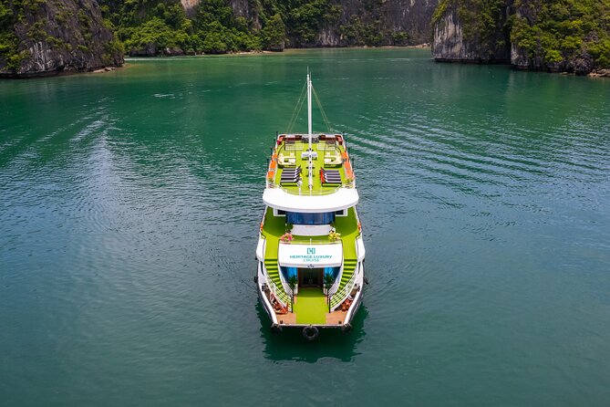 Ha Long Bay Day Tour by 5-Star Heritage Luxury Cruise From Hanoi - Key highlights